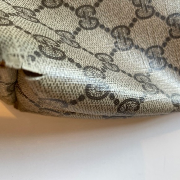 Vintage GUCCI Monogram Unisex Tote-bag, Circa 1980. - Picture 7 of 8
